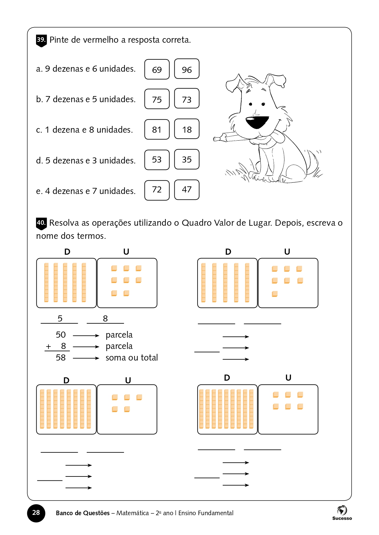 ATIVIDADE DE MATEMÁTICA - 2º ANO - Questionário