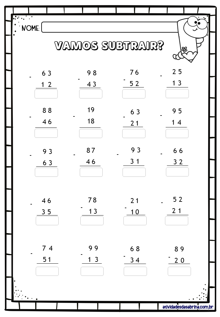 Caderno de Atividades de Matemática do 2º Ano (2023)